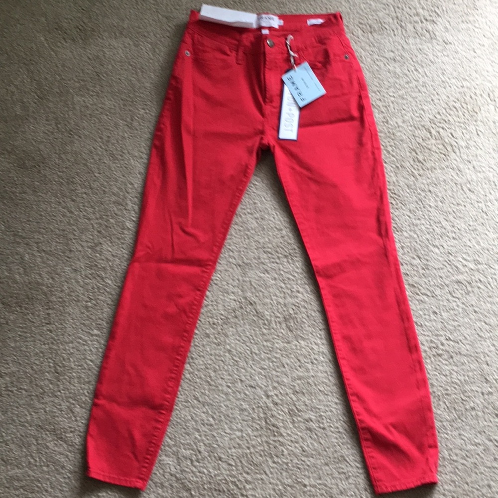 ❤FRAME High-Rise Skinny Fit Jeans